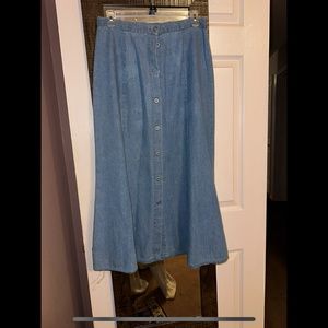 Vintage Allison Taylor Button Down Skirt